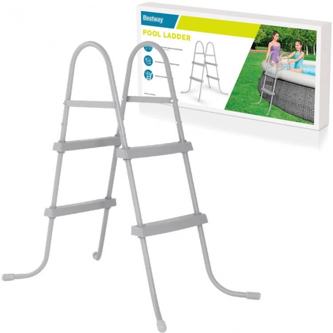 Bestway metalen zwembadladder 84 cm