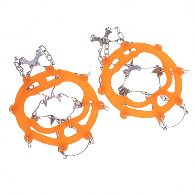Crampons de chaussures couleur orange – taille 39-45, étui pratique