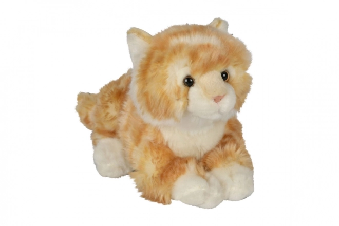 Pluchen kat met realistisch ontwerp