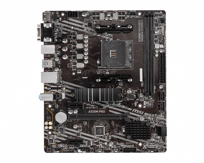 MSI A520M PRO mATX Motherboard for AMD