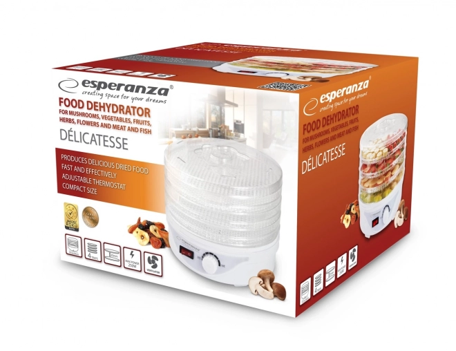 Drogermachine voor paddenstoelen, fruit en groenten Delicatesse
