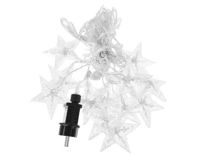 Lichtervorhang LED-Sterne 108 Lichter Multicolor