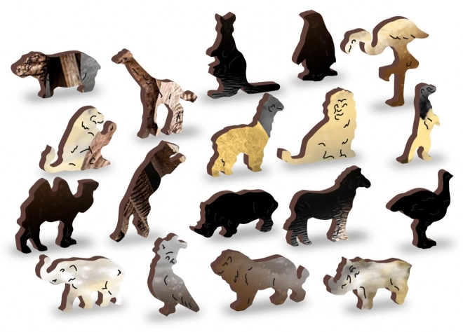 Houten puzzel Olifantendromen 2-in-1