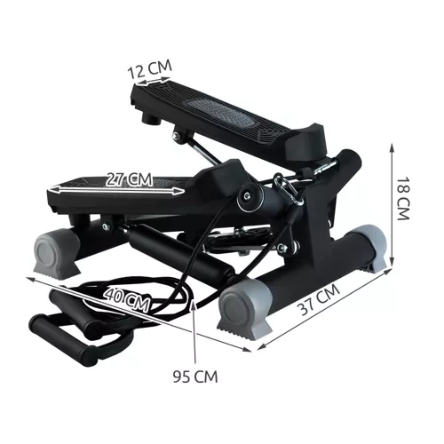Incline Stepper with Resistance Bands HQ