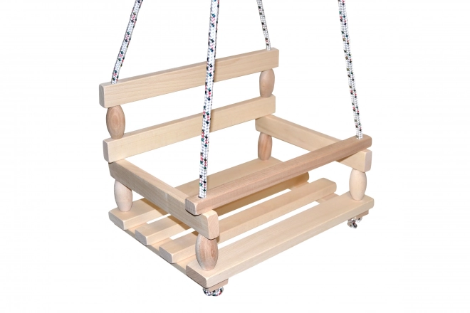 Houten schommel natuurlijk