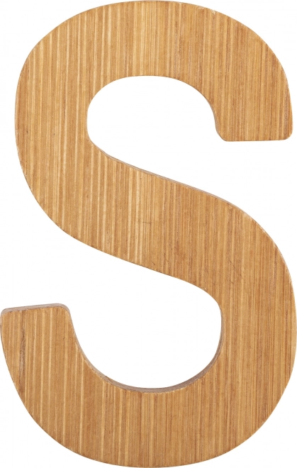 Bambusbuchstabe S small foot