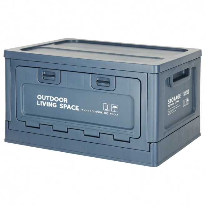 Campingdoos - opvouwbare doos 25l blauw