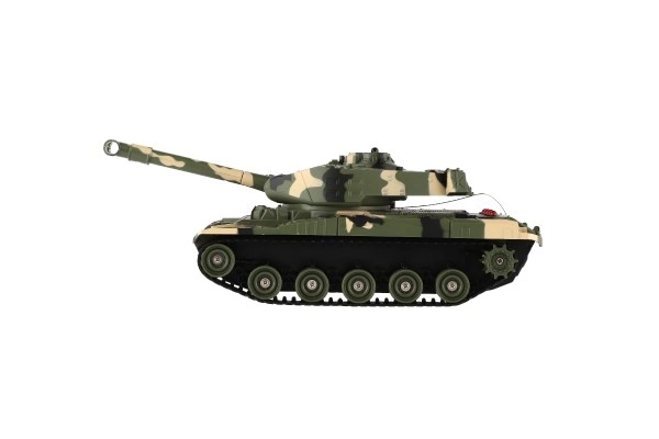 RC tank plastic 27cm 27MHz op batterijen + oplaadpakket met geluid in doos 37x17x19cm