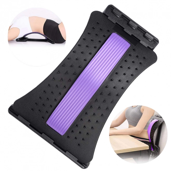 Magische rugondersteuning voor massage en stretchen