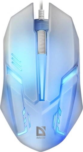 Verkabelte Gaming-Maus DEFENDER Cyber MB-560L mit 7-farbiger Beleuchtung
