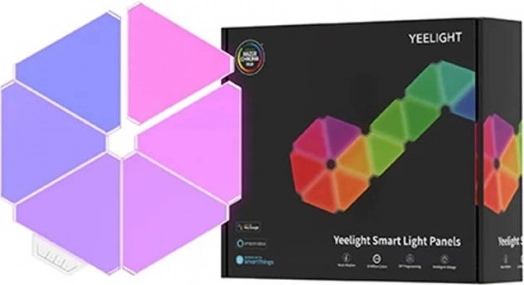 Yeelight intelligente lichtpanelen – slimme driehoekige LED-panelen (set van 6 stuks)