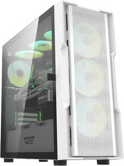 Computer Case Darkflash with 4 Fans White