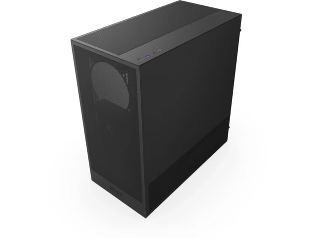 Case H5 Flow midi-toren met raam zwart