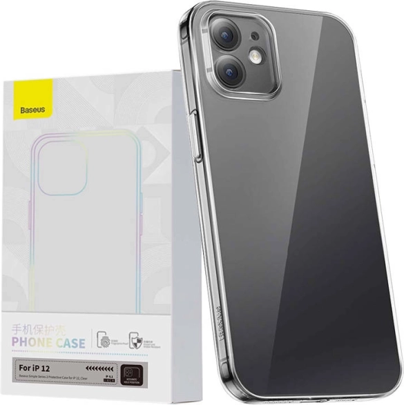Transparante BASEUS Simple hoes voor iPhone 12