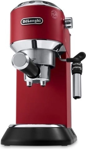 Red manual espresso machine