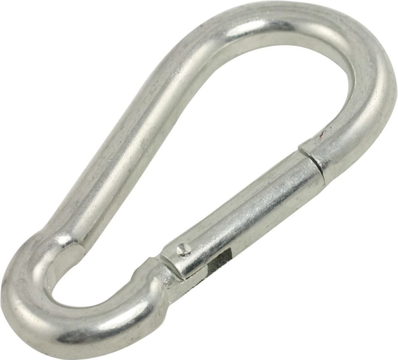Carabiner for hanging swings and hammocks up to 200 kg