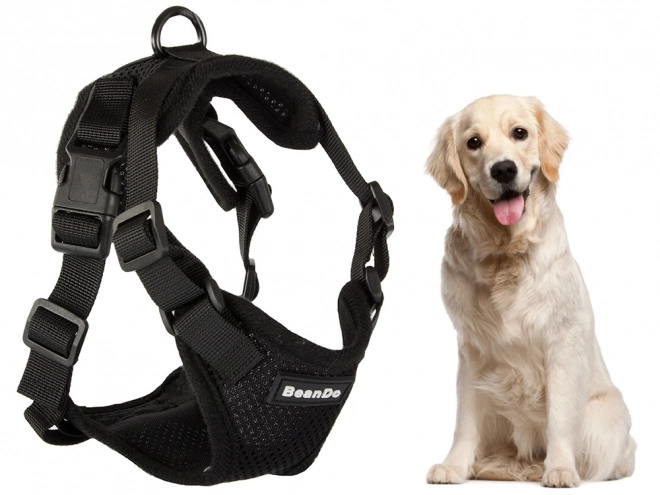 Harnais pour chiens sans pression XL – noir