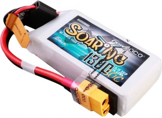 LiPo-accu Gens Ace G-Tech Soaring 1300 mAh 11,1 V 3S 30C met XT60‑connector