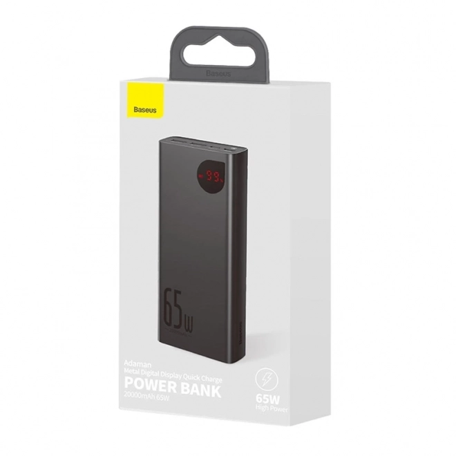 Powerbank Baseus Adaman Metal 20000mAh 65W