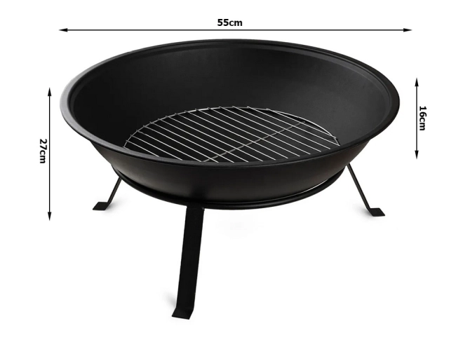 Grote diameter voor comfortabel koken