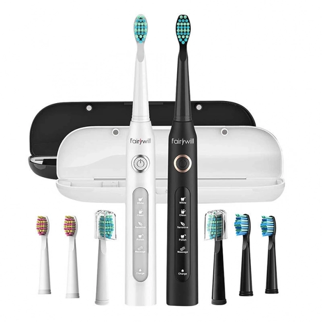 Sonic Electric Toothbrush Set with Heads and Case