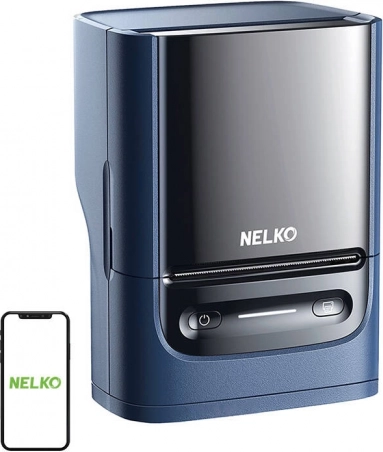 Thermische labelprinter Nelko PM220 (blauw)