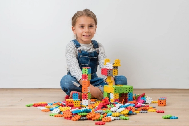Bouwstenen Mini Pastel 140 stuks