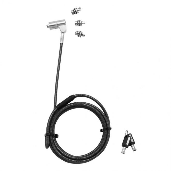 Verrou universel pour ordinateur portable avec tête interchangeable
