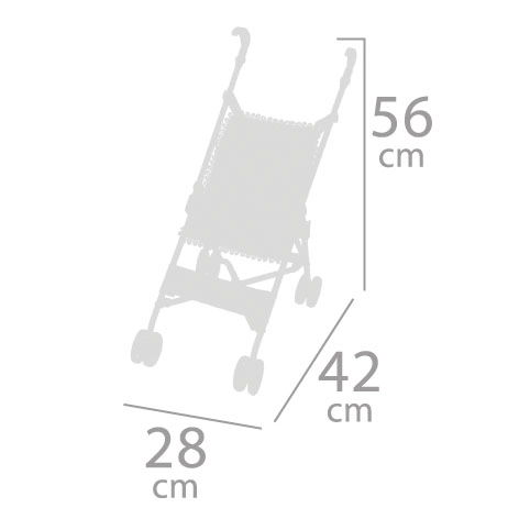 DeCuevas 90093 Foldable Doll Stroller Golf Clubs 56 cm – Daniela