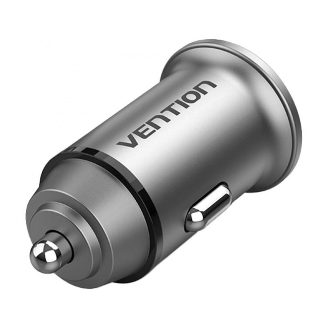 Auto-oplader 2x USB Vention 30W Grijs