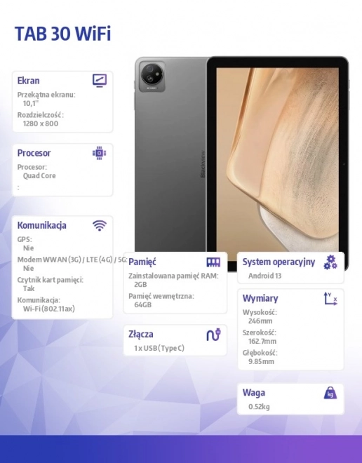 Tablet Blackview Tab 30 s WiFi