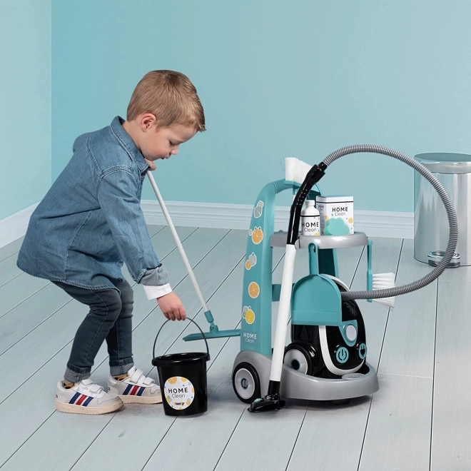 Cleaning Cart with Vacuum for Kids