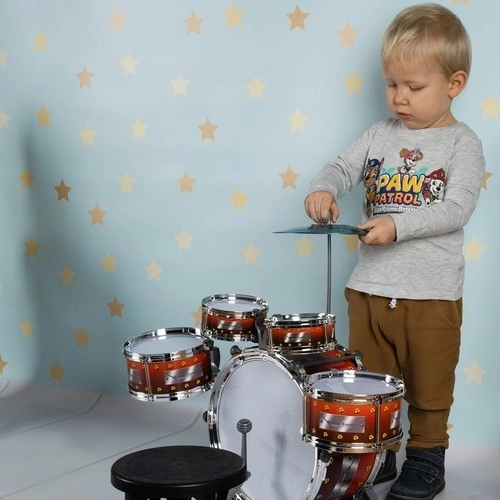 Kindertrommelset - XL kindertrommels met stoeltje
