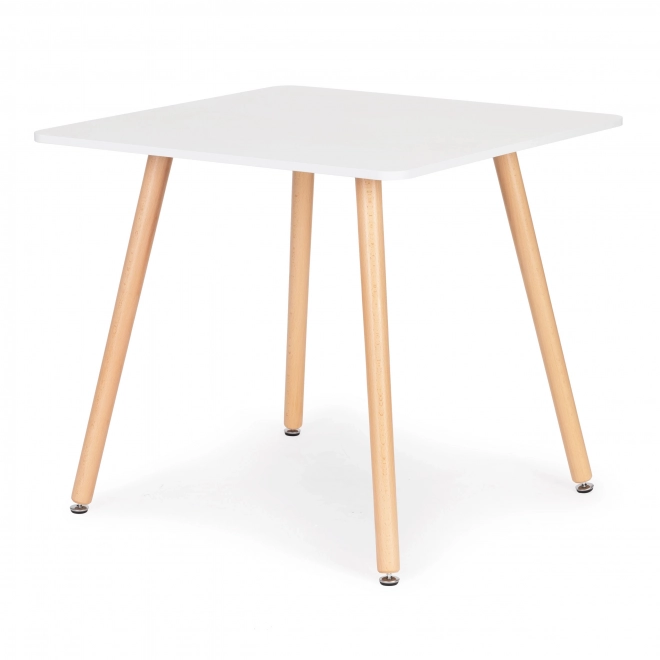 Moderne houten vierkante keukentafel 80x80 cm