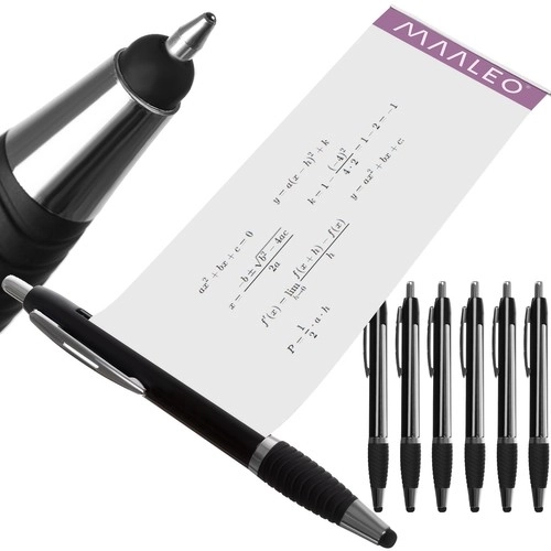 Set of 6 Pens with Pull-out Note Sheets