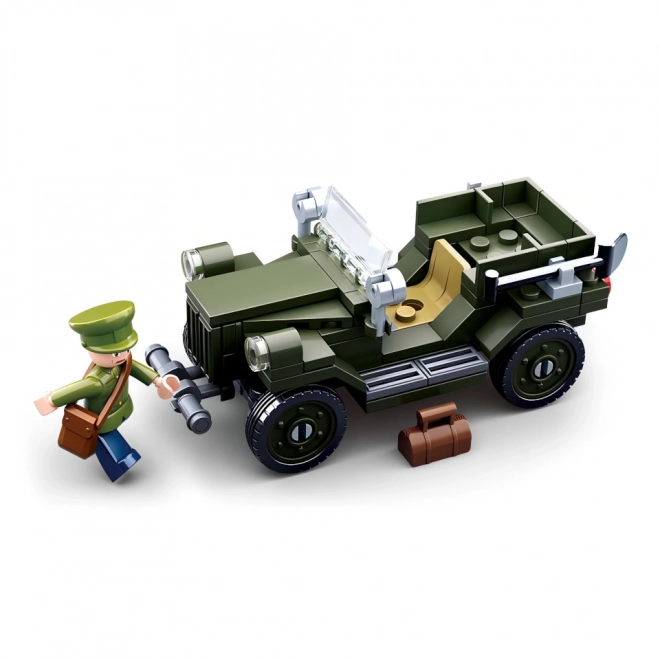Bouwpakket militaire jeep Sluban GAZ 67