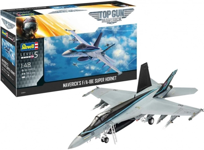 Plastic model F/A-18E Super Hornet Top Gun