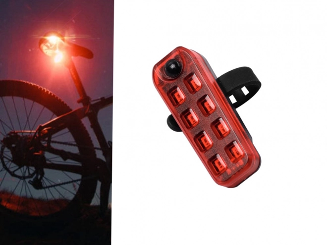 Achterste LED-fietslicht met USB-oplading