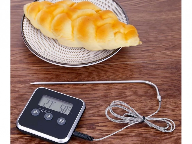 Thermomètre de cuisine numérique avec sonde thermique