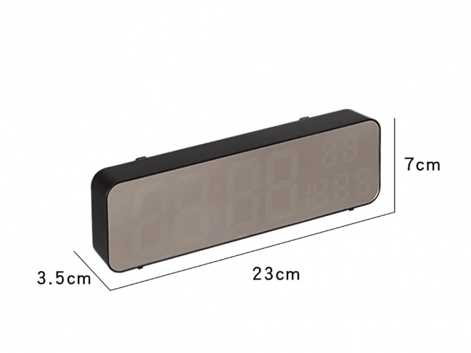 Horloge numérique électronique avec thermomètre et réveil