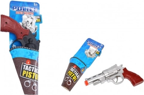 Kinder politie set met pistool en badge