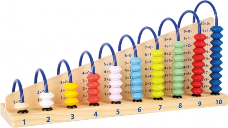 Playful counting with colorful beads
