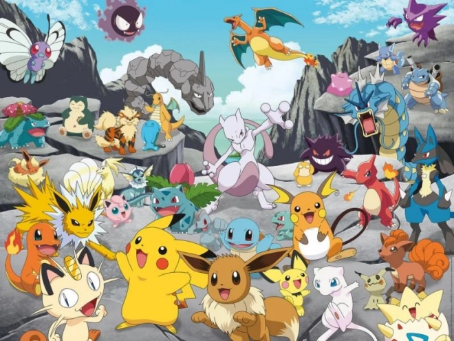 Puzzle 2D 1500 pieces Pokémon Classic