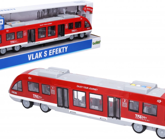 Train avec effets 44 cm – emballage tchèque