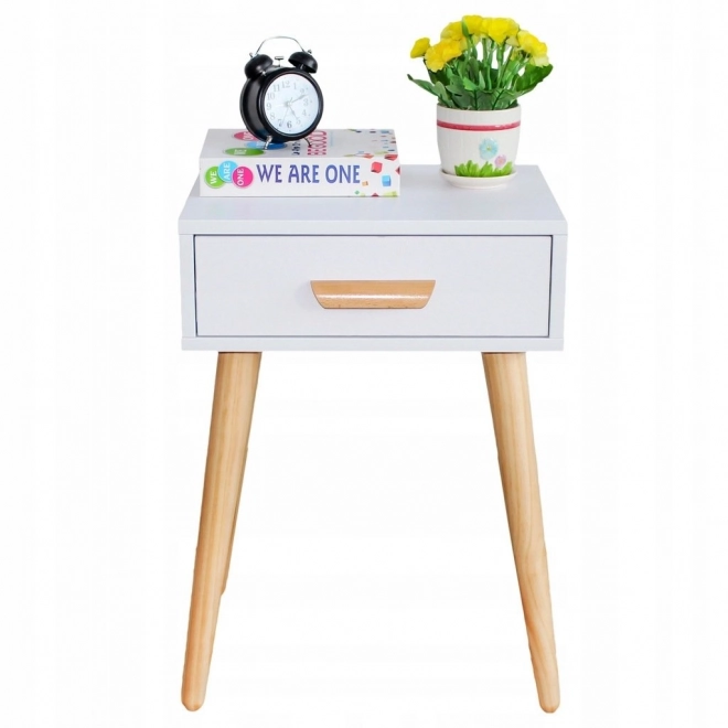 Table de nuit moderne, table basse blanche