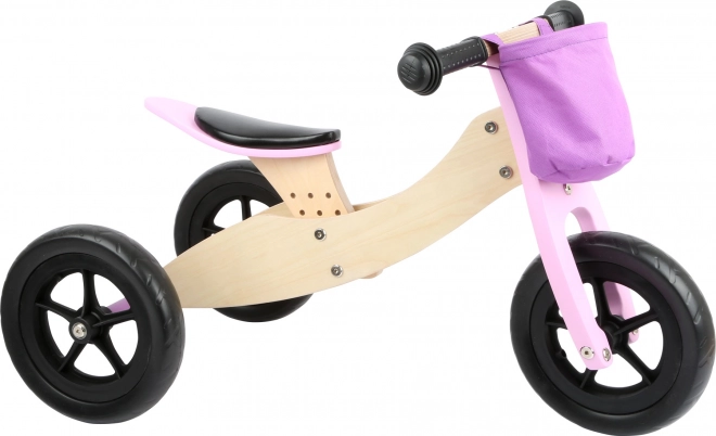Wooden Ride-on 2 in 1 Pink