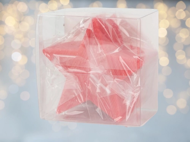 Kerstkaars in de vorm van een ster