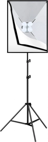 Kit de studio PULUZ softbox 50 × 70 cm avec trépied et 4× LED E27