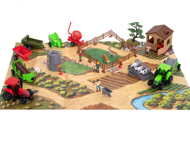 Large farm on a 100 × 70 cm mat