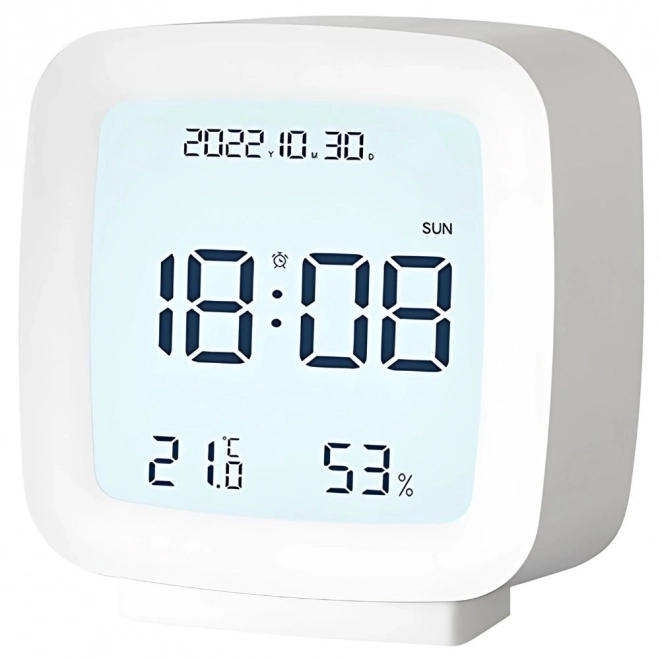 Wekker met snoozefunctie en temperatuur- en vochtigheidsmeting